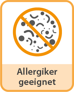 Icon: Diese Matratze ist für Allergiker bestens geeignet.